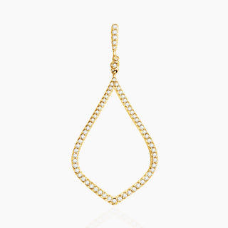 Diamond Petal Pendant | Yellow Gold
