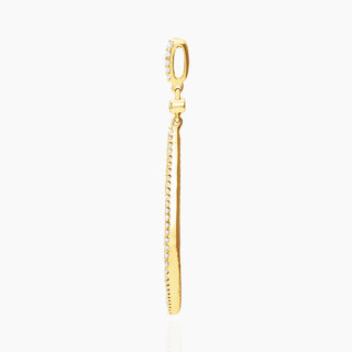 Diamond Petal Pendant | Yellow Gold