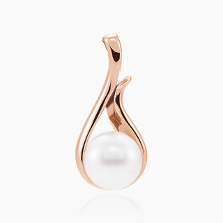 Freshwater Pearl Pendant | Rose Gold