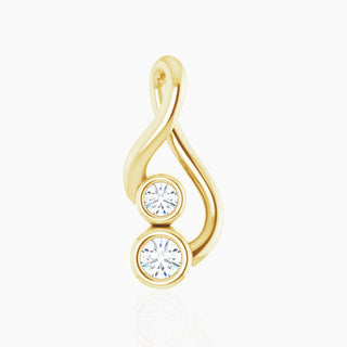 Endless Diamonds Pendant | Yellow Gold