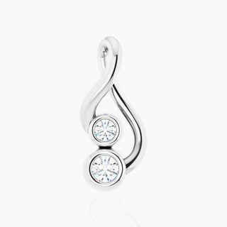 Endless Diamonds Pendant | Platinum