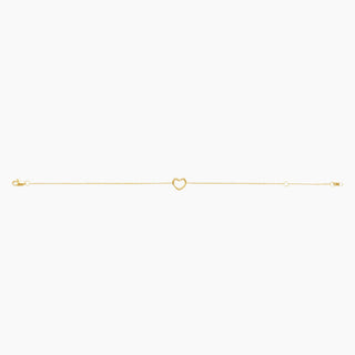 Golden Heart Bracelet | Yellow Gold