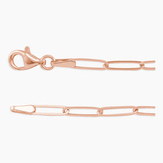 Paperclip Chain 2.60mm | Rose Gold