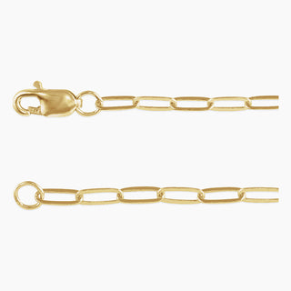Paperclip Chain 2.10mm | Yellow Gold