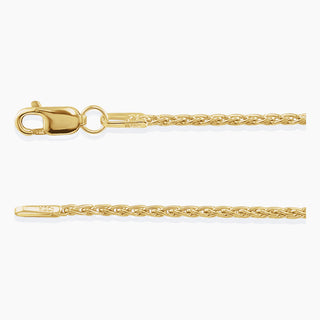 Wheat Chain 1.25mm | Yellow Gold