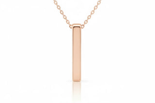 The Vertical Gold Bar Necklace