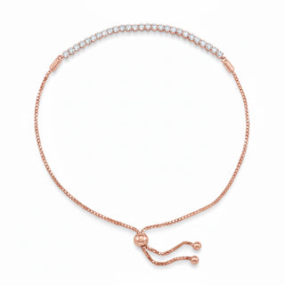 The Adjustable Diamond Bolo Bracelet