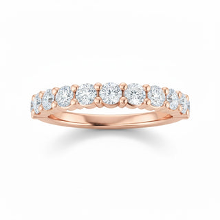 The Classic Shared Prong Diamond Wedding Band