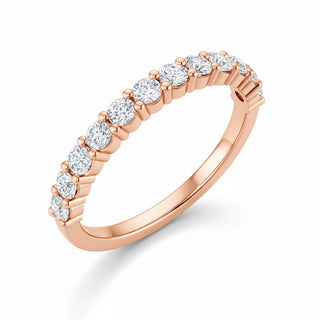 The Classic Shared Prong Diamond Wedding Band