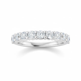The Classic Shared Prong Diamond Wedding Band