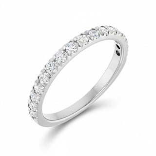 The Dainty French Set Diamond Band