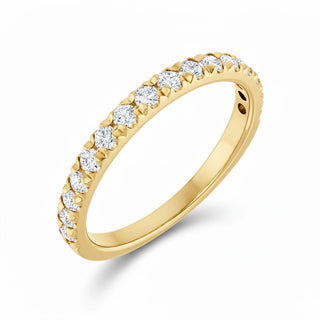 The Dainty French Set Diamond Band