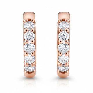 The Everyday Diamond Huggie Hoops