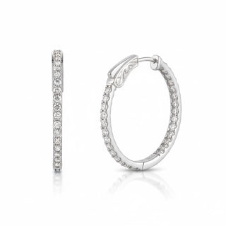 The Luxe Inside-Out Diamond Hoops