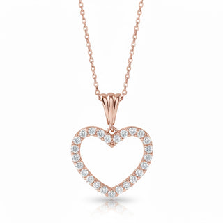 The Open Heart Diamond Necklace