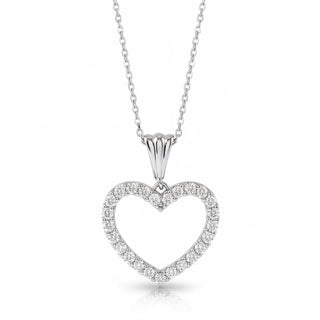 The Open Heart Diamond Necklace