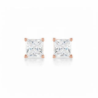 The Princess Cut Diamond Studs