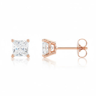 The Princess Cut Diamond Studs