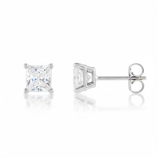 The Princess Cut Diamond Studs