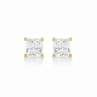 The Princess Cut Diamond Studs