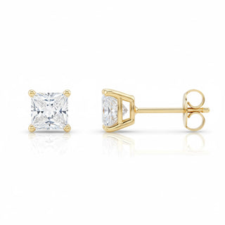 The Princess Cut Diamond Studs