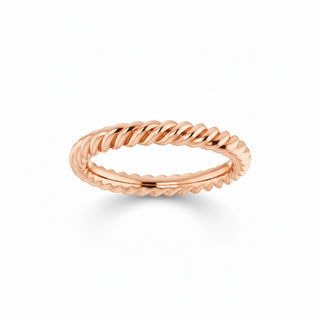 The Twisted Gold Rope Ring