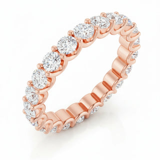 The U-Prong Diamond Eternity Band