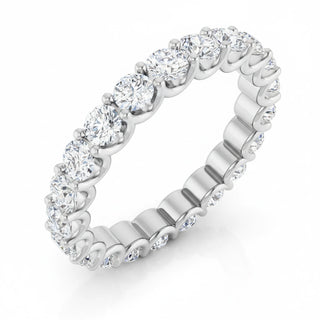 The U-Prong Diamond Eternity Band