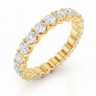 The U-Prong Diamond Eternity Band