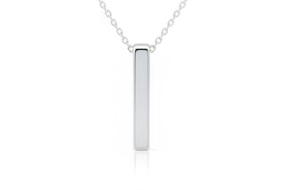 The Vertical Gold Bar Necklace